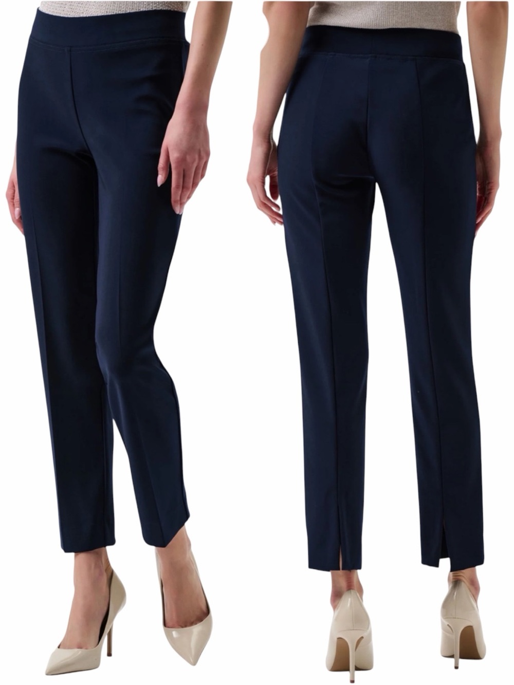 Joseph Ribkoff Classic Straight Pull on Pant Midnight Blue Size 4